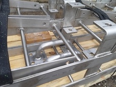 Echelle quai acier à Peschadoires